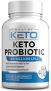 Keto Probiotyki z Prebiotykiem - Digestic & Gut Health - Wspiera sporadyczne zaparcia, biegunkę, gaz i wzdęcia - Probiotyki dla kobiet i mężczyzn - Ketogenna dieta Probiotyka - 60 Kapsułki