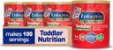 Enfagrow Premium Toddler Drink Nutritional, Vanilla Flavor, Omega-3 DHA for Brain Support, Prebiotyki i witaminy dla zdrowia immunologicznego, Puszka proszkowa, 32 Oz, Opakowanie 4