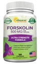 aSquared Nutrition Forskolina 500mg Max Mocno-180 Kapsułki, Forskolina Suplement dla czystego paliwa do utraty wagi, Coleus Forskohlii Root - Forskolin Dieta Pigułki, Belly Buster Fat Burner 2X Slim Tim Stracić