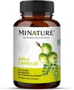 Amla Kapsułki (Amla Fruit Powder Kapsułki) przez mi Przyroda 124; Owoce Amalaki, Indyjski Gooseberry 124; 60 Kapsułki Vag, 500mg 1 Miesiąc dostaw 124; Czysty i naturalny 124; Surowiec, Wegan, Gluten- Free 124; Made in India