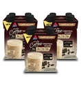 Atkins Café au Lait Kawa mrożona shake protein, wysoki shake protein, niski cukier, niskie węglowodany i niski cukier, Keto Friendly, Gluten Free, 12 Count