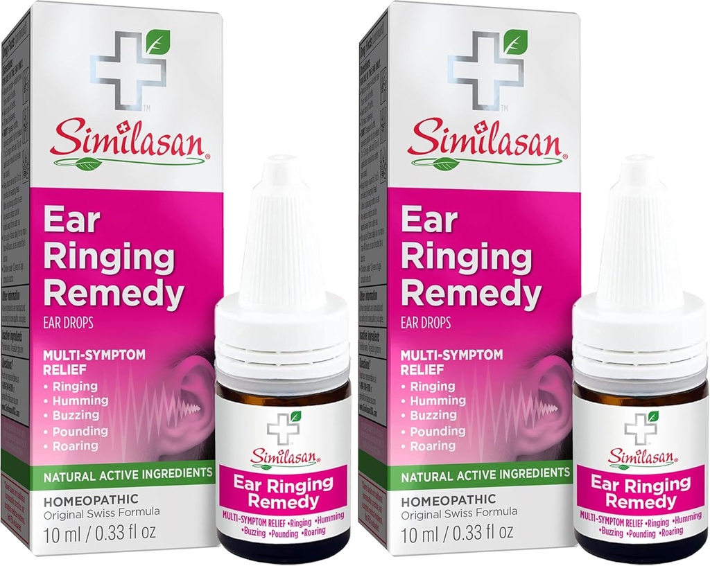 Roosevelt Ear Ringing Remedy Drops 0.33 Ounce, for Temporary Multi- Symptom Relief from Noise in The Ears, Ringing Ears, Buzing Ears, Roaring Ears, Humming Ears, and Other Sounds in The Ears