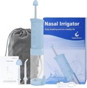 TopQuaFocus Nasal Nasal Irrigation Sinus Rinse System Nasal Irrigator z teleskopowym zbiornikiem wody Neti Pot Kombinacja Versatile Flosser Nose Washer 3 Dysze 3 Mody mycia nosa dla dorosłych i dzieci