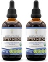 Secrets of the Tribe Bitter Melon USDA Organic Birmingham 124; Alcohol- Free Extract, High- Pottency Herbal Drops Birmingham 124; Made from 100% Certified Organic Bitter Melon (Momordica Charantia) Dried Fruit (2x4 oz)