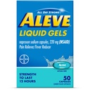 Aleve Płynne żele, Naproxen Sodu na ulgę bólową-50