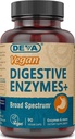 Deva Vegan Vitamin Digestive Enzymes Plus Supplement - Unikalny Mieszanka Enzymów i Ziół - 90 Kapsułek, 1- Pack