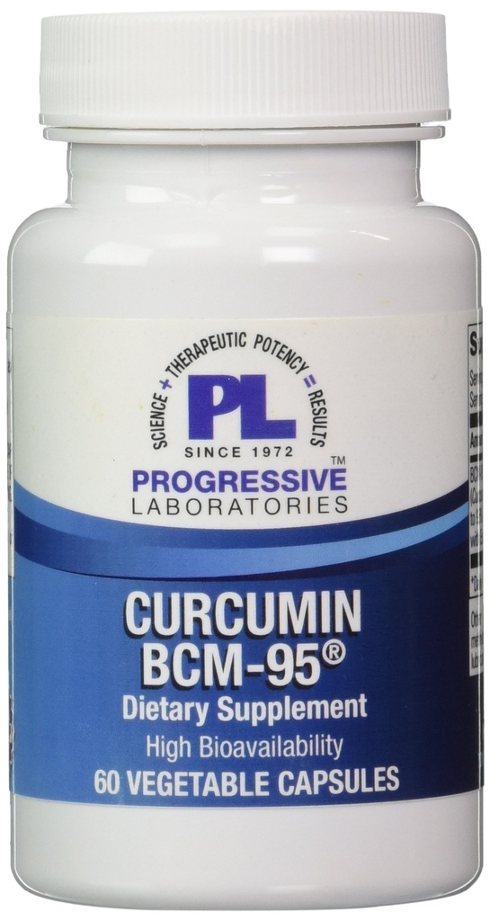 Progressive Labs - Curcumin BCM- 95 60 vcaps [Zdrowie i Piękno]