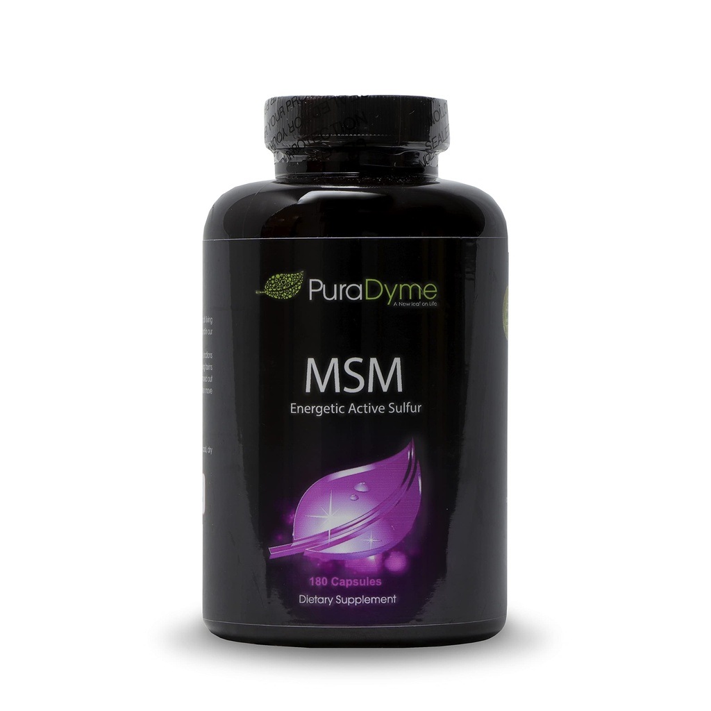 PuraDyme MSM z Cofactor Whole Food Blend - 180 Kapsułek wegańskich