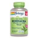 SOLARAY Echinacea Witamina C & Cynk 850mg Plus bioflawonoidy, Echinacea Kapsułki dla zdrowego wsparcia immunologicznego, Wegan, Laboratorium zweryfikowane, 60- Day Money- Back Guarantee, 90 Sługi, 180 VegCaps