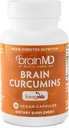 BRAINMD Kurkuminy mózgu - 30 Kapsułki wegańskie - z Longvida Curcumin - Gluten Free - 30 Służenia