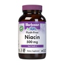 Bluebonnet Nutrition Flush- Free Niacin 500mg, dla Nutritional Cardiovical Support *, Soy- Free, Gluten- Free, Non-GMO, Kosher Certified, Dairy- Free, Vegan, 60 Kapsułki wegetatywne, 60 Służenie