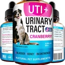 Leczenie UTI Cat & Dog - UTI Medicine & Urynary Tract Infection Treatment for Pets - Wsparcie dla nerek - Kontrola pęcherza dla psów nietrzymania moczu - Cat UTI Remedy - Suplement żurawiny - US Made - 2fl.oz