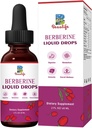 Berberine HCL Supplement - Berberine Liquid Drops with Goldenseal Root, Artichook Leaf, Ceylon Cynamon, Berberine Veggie Supplement for Immune, Disease System and Heart Health Support