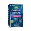 Nature 's Way Fortify Extra Siła Probiotic Kobiet 50 Miliard CFU, Potent Multi- Strein Probiotic for Digestive, Vaginal and Immune Support *, Once- Daily kapsułki, 30 Kapsułki