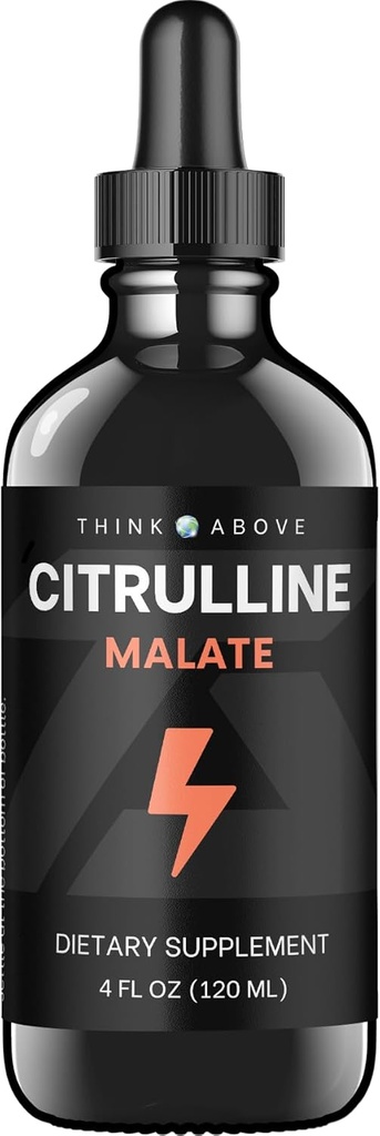 L- Citrulina DL- Malate 2: 1 Krople płynne - Szybka absorpcja - 250 mg na Podawanie - Kropla Easy- do Użytkowania - 30- Day Supply