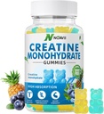 Jednowodzian kreatora Gummie 5000mg dla mężczyzn i kobiet, Jednowodzian do żucia kreatora dla mięśni, Builder mięśni, Energy Boost, Pre- Workout Supplement (90 Count) -Blueberry Ananas
