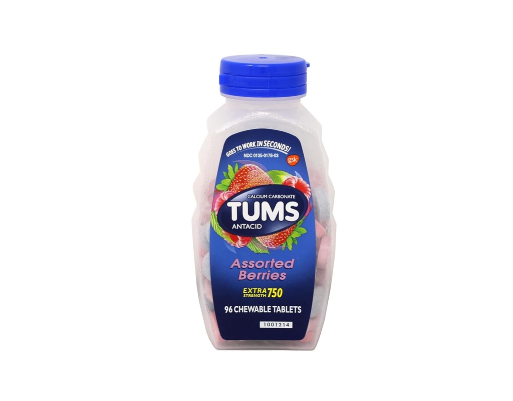 TUMS E- X 750 OCHRONA JAGODY 96Tablets