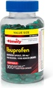 LABS TYME- CAP, INC. Timely Ibuprofen 200mg - 300 Liquid Softgels - Tabletki przeciwbólowe i reduktor gorączki - dla łagodzenia bólu głowy, bólu menstruacyjnego, zębów Aches mięśniowych Aches & zapalenie stawów