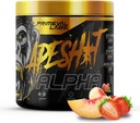 Primeval Labs Ape Alpha Natural Pre Workout dla mężczyzn i kobiet 124; Zwiększ wytrzymałość i ostrość 124; 350mg Cappuccine 124; Beta- Alanine British 124; L citruline X124; Nitric Oxide Booster 124; Strawberry Peach, 40 Servings