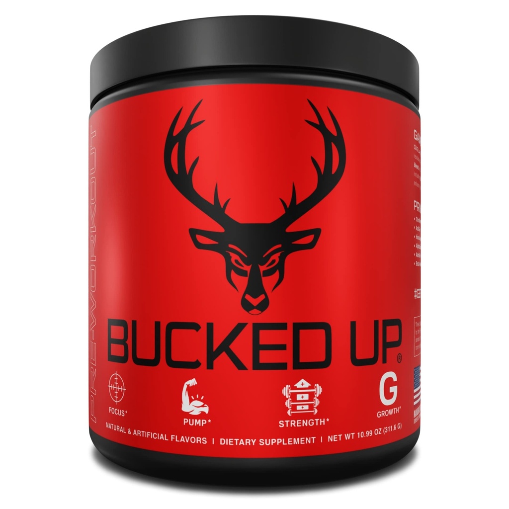 Bucked Up Pre Workout 6 Grams Citrulline, 2 Grams Beta Alanine i 3 Inne Zarejestrowane składniki towarowe (Grape)