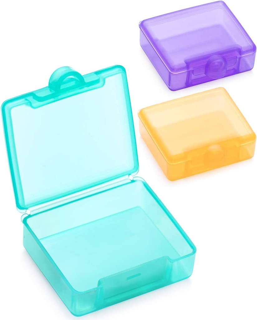 Pudełko 3 szt., Cute Travel Pill Case Daily Pill Organizer Portable for Pocket Purse for Vitamina Fish Oil Supplements, Łatwy do czyszczenia