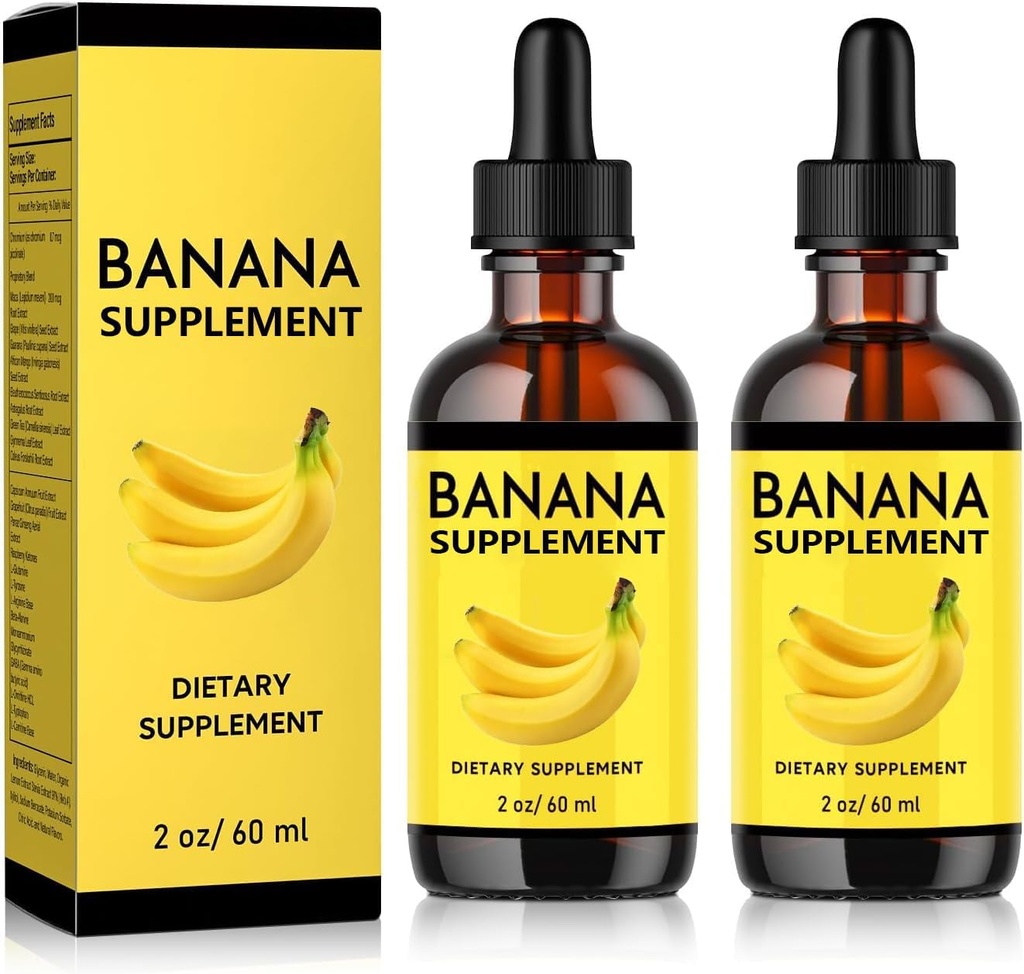 Suplement bananowy Płyn Oryginalny Wyciąg bananowy Płyn dla kobiet Gut Health 2 Pack