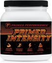 Prymitywna Intensywność Pre-Workout Suplement - Wszystkie naturalne - Beta- Alanina, Kofeina, Kreatyna, Cytrulina, NO Booster (24 Służenie) (Lemoniada malinowa)