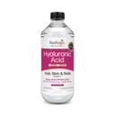 Hyalogic Liquid Hyaluronic Acid Supplement - Wsparcie dla zdrowych włosów, skóry i paznokci z 5,000 µg Biotin i 50mg MSM - Natural Hydration for the Whole Body - High Molecular Weight Formula - 12 oz