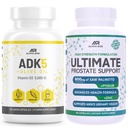 ADK 5 Suplement witaminy + Najlepsze wsparcie dla ponad-licznika prostaty - Prostate Health Supplement dla mężczyzn