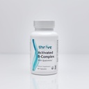 Thrive Nutraceuticals Activated B- Complex z Quatrefluc - 60 Non-GMO Kapsułki - Kosher Dietetyczny Suplement dla optymalnego zdrowia - Wolny od Yeast & Gluten, Wspomaga energię i funkcje kognitywne