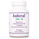 Optimox Iodoral suplement 50 mg - tabletki z jodem potasu, wsparcie dla tarczycy, codzienne witaminy i minerały, roztwór jodu Lugola - 90
