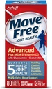 Poruszaj Free Advanced Plus MSM i witaminę D3, 80 tabletek - Joint Health Supplement with Glucozamine and Chondroitin (opakowanie po 4)