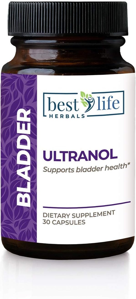 Ultranol Total Bledder Supplement - Natural Cranberry Supplement for Urnanal Health, Nadczynność Kontrola Bledder, Nietrzymanie moczu - Redukuje wycieki i pilny - 1 Butelka - 30 Kapsułki