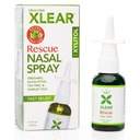 Xlear Rescue Natural Nasal Spray z Xylitol, Oregano i Tea Tree, 1,5 fl oz (Opakowanie po 1)