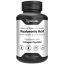Naturalis kwas hialuronowy 200mg, 10x Lepsza absorpcja Ultra Niska masa cząsteczkowa z Collagen, Biotin, Selenium i Witamina E Bis124; Włosy, Skóra, Nails & Joint Supplements