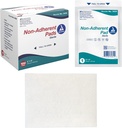 Dynarex Non- Adherent Pads- Steryle, Indywidualnie pakowane, Non- Stick Rana i Pielęgnacja oparzeń, Soft & Wysoko Absorbent, 3 "x 4", 1 Pudełko 100 Non- Adherent Pads- Steryl