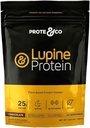Prote & Co Lupin Protein - 24 g Wegan Plant Based Protein Powder. Nie GMO, Nie dodawany cukier, Laktoza wolna, Gluten wolny, Soja wolna. 20 Sług - Czekolada
