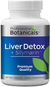 Suplement do wątroby Detox i Cleanse, Suplement do wątroby ziołowej z mlekiem Thistle Seed Extract, Silymarin 80%, Organic Bless Tistle, Dandelion Root, - 60 Kapsułki wegetariańskie