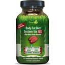 Irwin Naturals Body Fat Diet System- Six RED - 72 Liquid Soft- żele, 6- in-1 Formuła do zarządzania wagą z Nitric tlenku booster - 24 Łączne służby