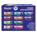 Quest Nutrition Ultimate Variety Pack Protein Bary, Wysokie białka, Niskie węglowodany, Gluten Free, Keto Friendly, 12 Hrabia