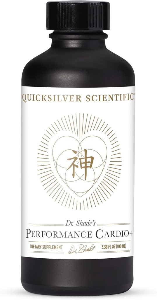 Quicksilver Scientific Performance Cardio + - Herbal Supplement to Support Blood Circulation & Brain Health - Cardival Supplement with Hawthorn Berry + He Shou Wu + Ginseng Extract (3.38 oz)