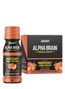 ONNIT Alpha Brain Focus Shot, Peach Flavor, Nootropowy Suplement Dietetyczny Drink, który wspiera energię, Focus i nastroje, IGEN ™ Non-GMO Tested, 2.5 fl oz, 6 Count