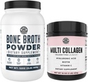 Wydajność lewego wybrzeża 2lb Pure Bone Broth i 1lb Multi Collagen Proszek