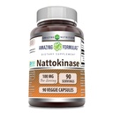 Amazing Supplement Nattokinase Equipment 124; 100 Mg (2000 FU Enzyme from Pure Nattokinase) Equipment 124; 90 Veggie Capsules Equipment 124; Non-GMO Equipment 124; Gluten- Free Equipment 124; Made in USA