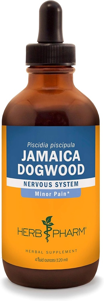 Herb Pharm Jamajka Dogwood Liquid Extract for Minor Pain - 4 unce