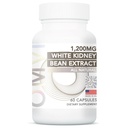 Omvi Frutas, Nerki Supplement Supplement, White Nerki Bean Extract 1,200mg, Nerki Cleanse for Men and Women, Wsparcie dla Normalnego Tract Health, 60Kapsułki