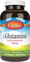 Carlson - L- glutamina, Free- Form Amino Acid, 750 mg, Produkcja tkanki mięśniowej, 300 kapsułki