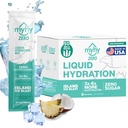 MyHy ZERO Liquid Hydration Packets, Sugar Free Electrolyte Drink Mix for Hydration Support, Dehydration Relief for Travel, Pregnancy, Fitness, Bachelor & Bachelorette Party – Ice Island, 50 Count