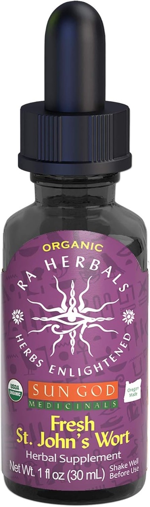 Certified Organic Ra Herbals St. John 's wort tincture