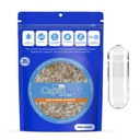 Capsuline Size 0 Puste kapsułki żelatynowe, przezroczyste - 1000 Hrabia 124; Gluten Free, Kosher, Non-GMO Certified Size 124; Pure Bovine Pill Caps for DIY Supplement Filling - 1000